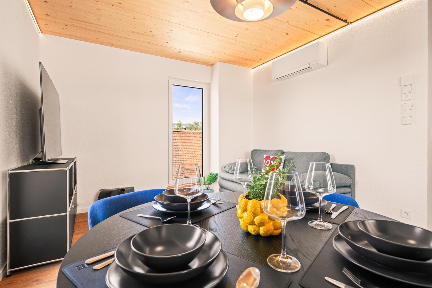 شقة Penthouse Mit Traumhafter Terrasse Klimatisiert FDH المظهر الخارجي الصورة