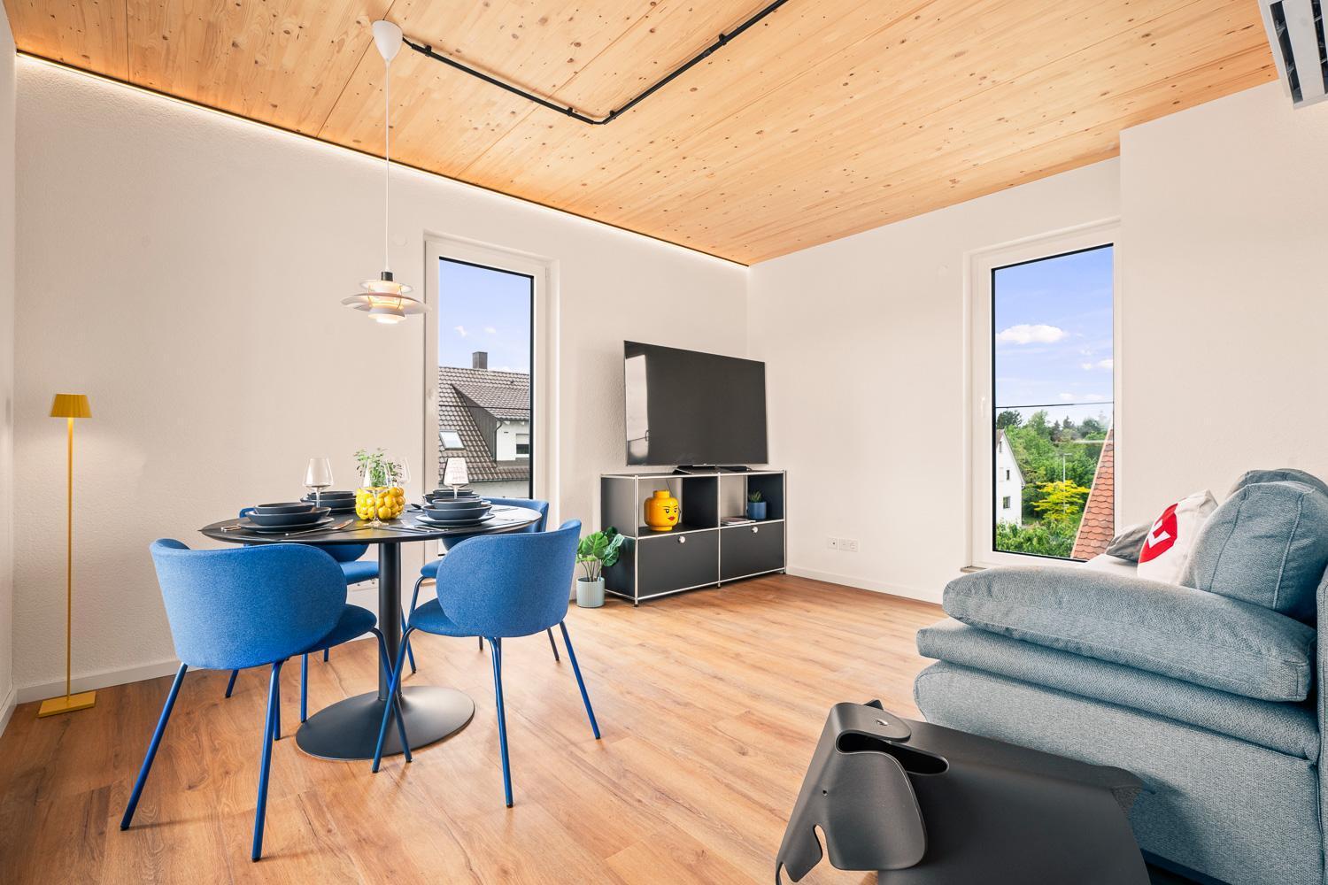 شقة Penthouse Mit Traumhafter Terrasse Klimatisiert FDH المظهر الخارجي الصورة